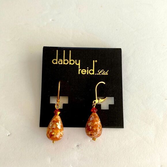 Dabby reid rust cream color gold sparkle gold color clasp - Picture 1 of 2
